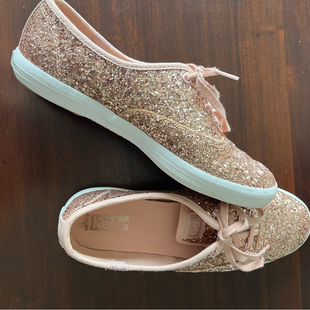 EUC Keds Softerra Sparkle Sneakers 6